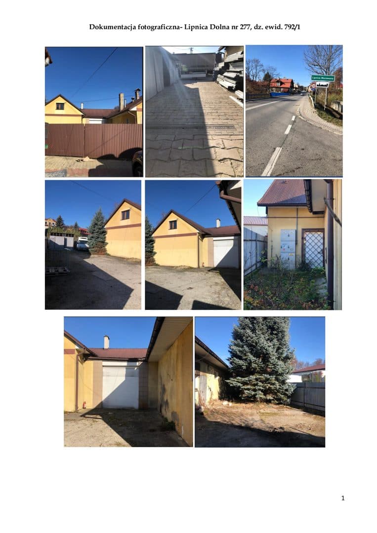 dz. 792/1 zabud. lok. użytk. Lipnica Dolna – zdjęcie 2 z 6