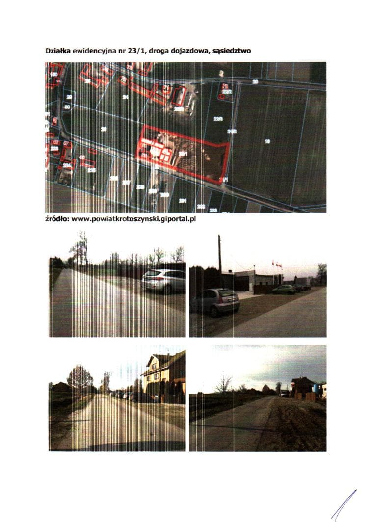Dąbrowa, gm. Rozdrażew, pow. Krotoszyński, działki nr 23/1 oraz 127/7