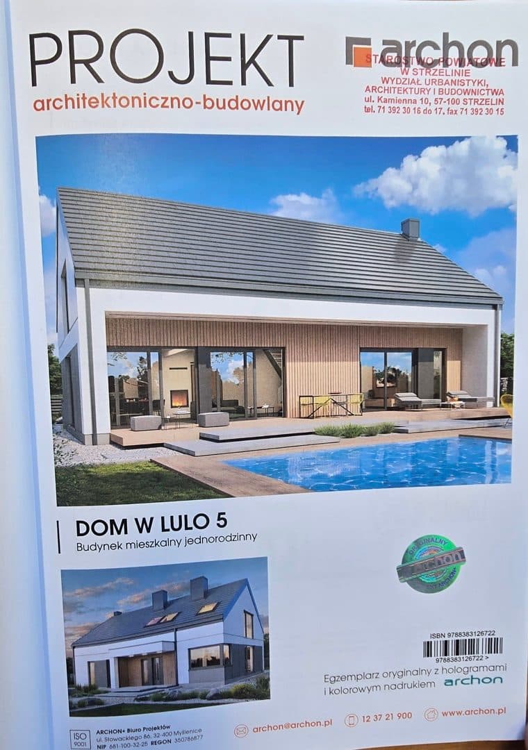 dom pod lasem w trakcie budowy - Dobroszów, gmina Przeworno