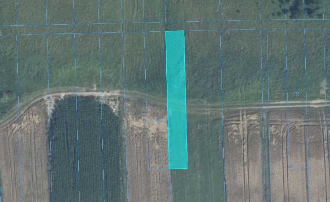 Działka ewidencyjna nr 127 (łąki trwałe) o pow. 0,0500 ha, położona w miejscowości Siennica Królewska Duża gm. Siennica Różana