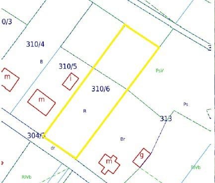 Nieruchomość gruntowa - nr działki 310/6, obręb ewidencyjny 0015, Tokary – zdjęcie 3 z 3