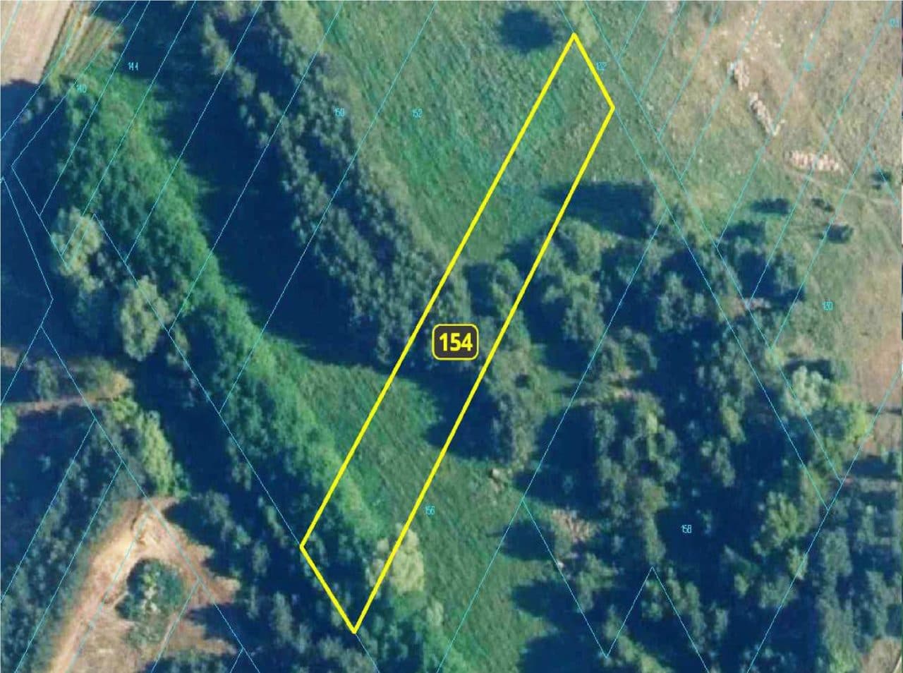 Działka nr 154 o pow 0,15 ha