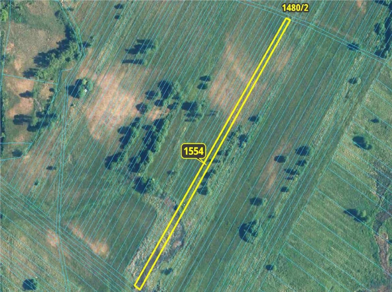 Działka nr 1554 o pow. 0,20 ha