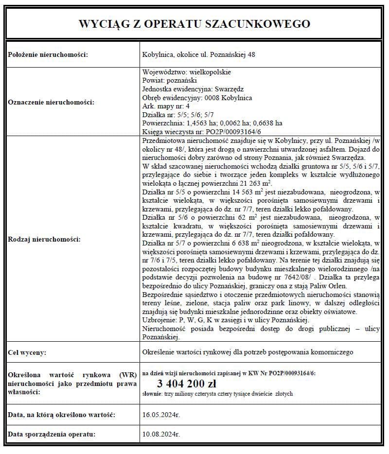 Kobylnica - działki nr 5/5, 5/6, 5/7 – zdjęcie 3 z 16