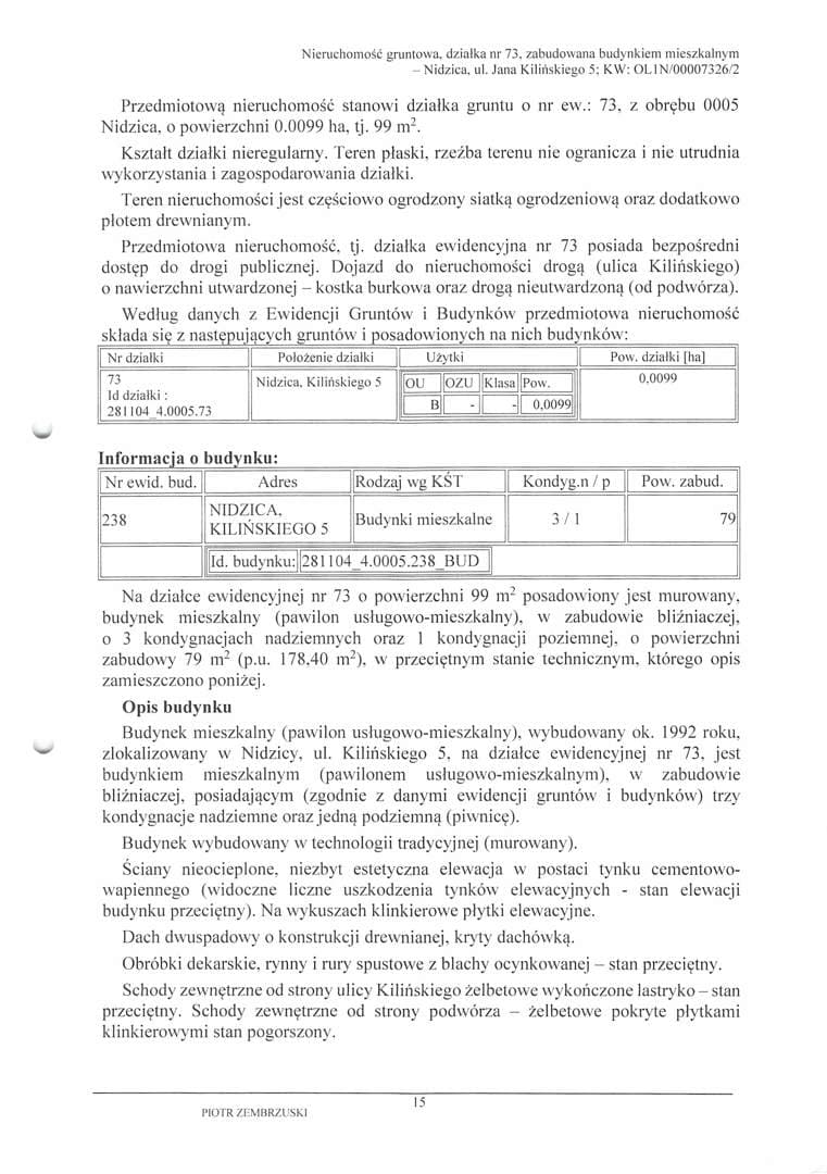 prawo użytkowania wieczystego gruntu oraz prawo własności usytuowanego na tym gruncie budynku OL1N/00007326/2 – zdjęcie 3 z 15