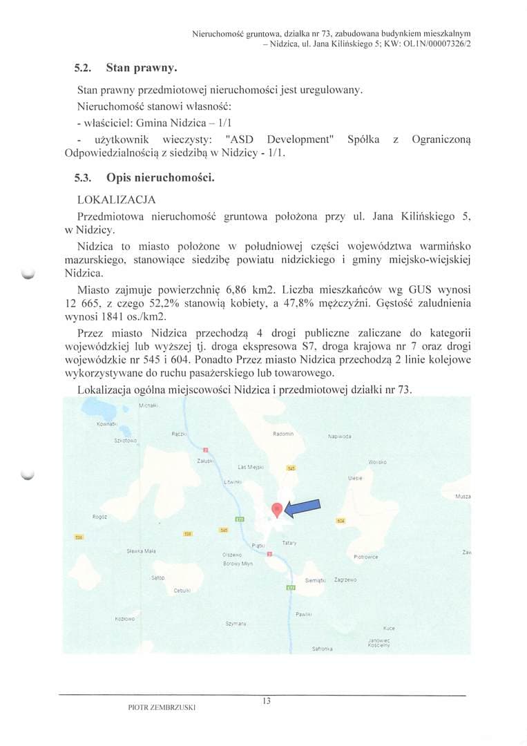prawo użytkowania wieczystego gruntu oraz prawo własności usytuowanego na tym gruncie budynku OL1N/00007326/2 – zdjęcie 6 z 15