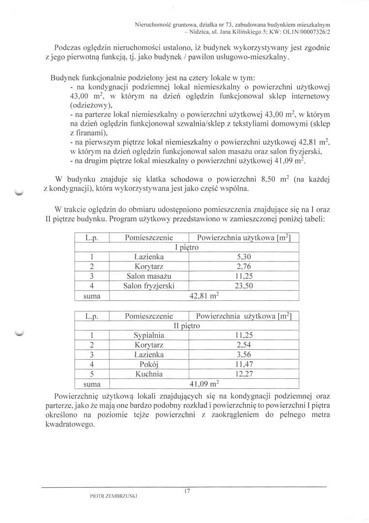 prawo użytkowania wieczystego gruntu oraz prawo własności usytuowanego na tym gruncie budynku OL1N/00007326/2 – zdjęcie 9 z 15
