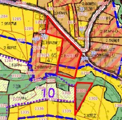 opisana jako nieruchomość gruntowa niezabudowana działka ewid. 1293 położona w miejscowości Cieniawa o pow. 0,59 ha – zdjęcie 3 z 5