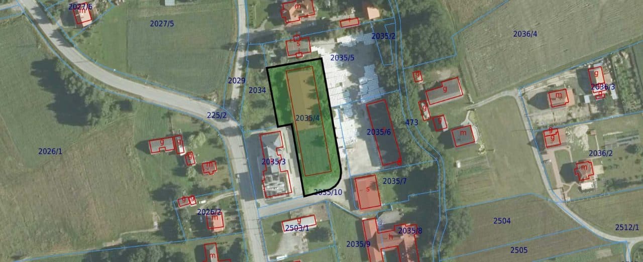 Nieruchomość gruntowa - działka nr 2035/4 o pow. 0,2951 ha zabudowana budynkiem administracyjno-handlowym