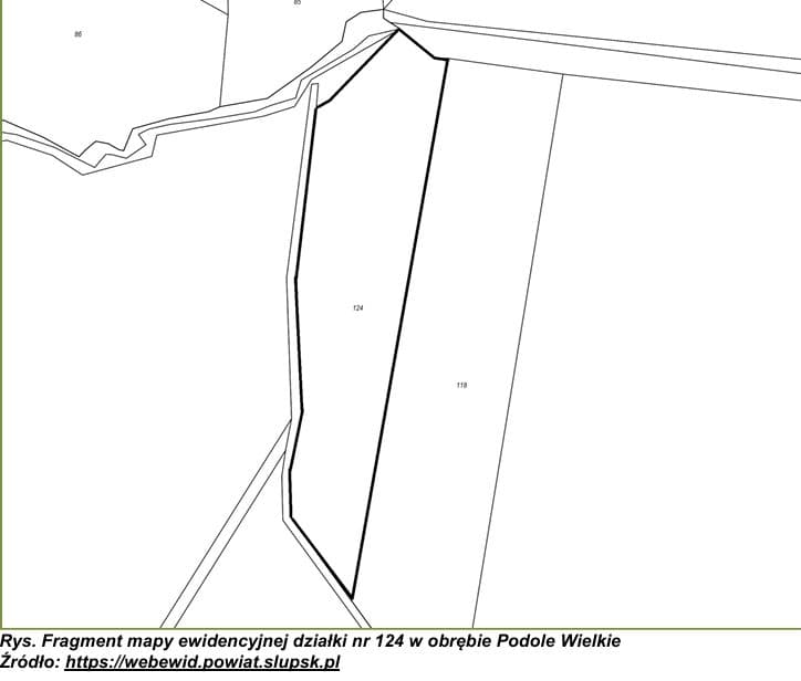 działki 13,77 ha Zawada (Podole Wielkie), gmina Główczyce – zdjęcie 3 z 9
