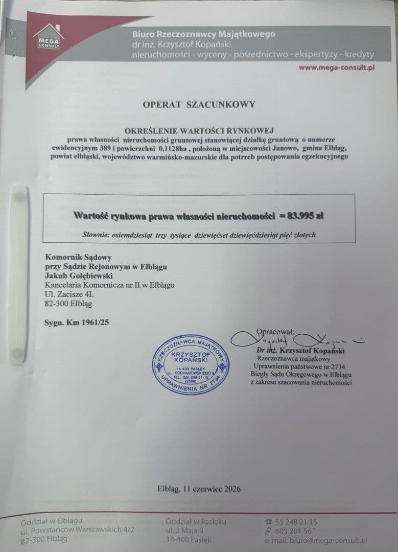 niezabudowana działka – zdjęcie 2 z 2