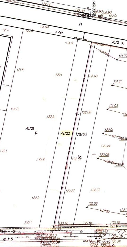 nieruchomość niezabudowana, dz. nr ew. 79/22 o powierzchni 1359mkw