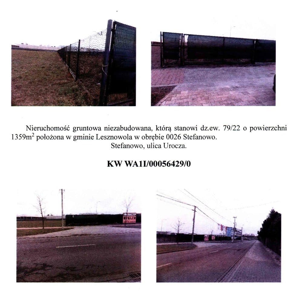 nieruchomość niezabudowana, dz. nr ew. 79/22 o powierzchni 1359mkw – zdjęcie 2 z 2