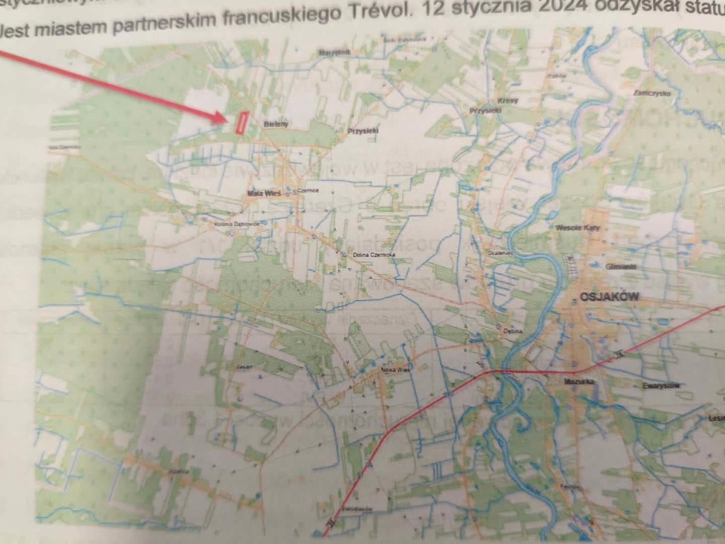nieruchomość dz. 2468 o pow. 1,38 ha