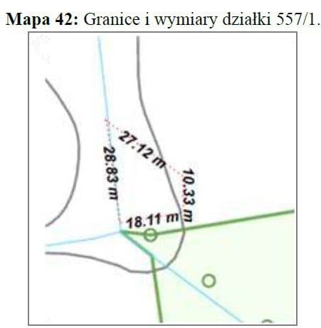 niezabudowane działki rolne nr 499/1, 557/1 i 471/1 stanowiące całość gospodarczą, położone w miejscowości: Sapy gmina Domaniewice, zapisane w KW o nr LD1O/00012549/3 - udział 2/6 w nieruchomości – zdjęcie 4 z 6