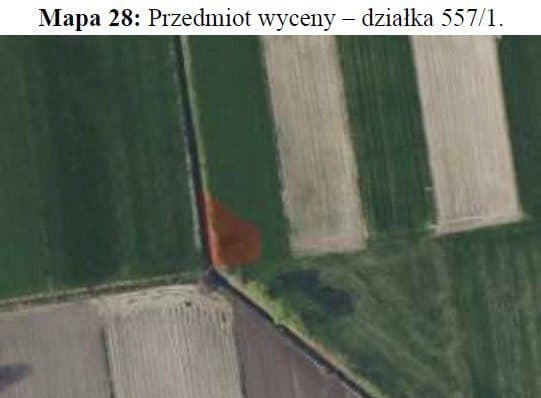 niezabudowane działki rolne nr 499/1, 557/1 i 471/1 stanowiące całość gospodarczą, położone w miejscowości: Sapy gmina Domaniewice, zapisane w KW o nr LD1O/00012549/3 - udział 2/6 w nieruchomości – zdjęcie 6 z 6