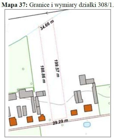 niezabudowane działki rolne nr 215/1, 238/1 i 308/1 stanowiące całość gospodarczą, położone w miejscowości: Sapy gmina Domaniewice, zapisane w KW o nr LD1O/00012549/3 - udział 2/6 w nieruchomości – zdjęcie 3 z 6