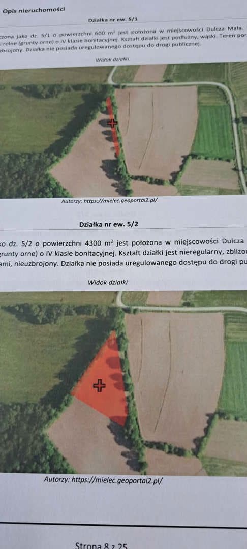 działki nr 5/1 (rola), nr 5/2 (rola), nr 7/1 (rola), nr 7/2 (rola), – zdjęcie 3 z 3