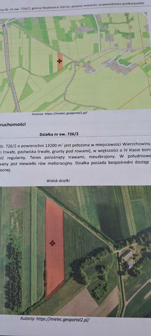 działka nr 726/2 (rola),