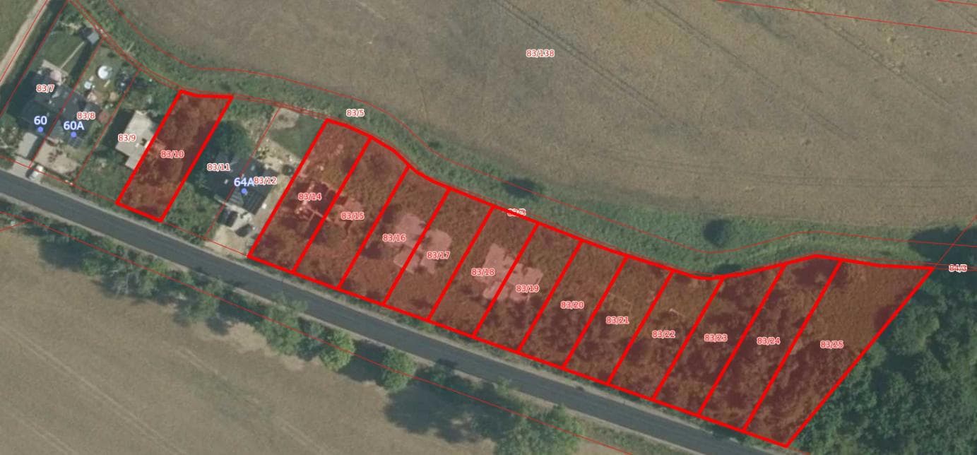 działki gruntu o łącznej pow. 0,7575 ha zabudowane fundamentami – zdjęcie 8 z 8