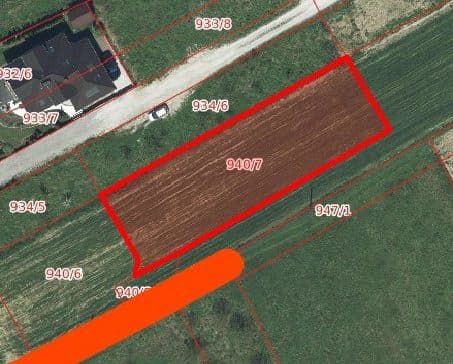 nieruchomość gruntowa o powierzchni 0,1357 ha, składająca się z działek nr 934/6 i 940/7, położona w Bibicach (gmina Zielonki), dla której prowadzona jest KW nr KR1P/00576523/5. – zdjęcie 3 z 5