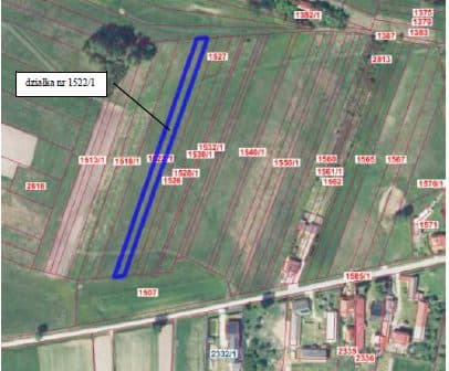 Nieruchomość gruntowa, położona w Jakimowicach, gm. Radoszyce, składająca się z działki o numerze ewidencyjnym 1522/1 o powierzchni 0,1700 ha; objęta księgą wieczystą KI1K/00002154/4.