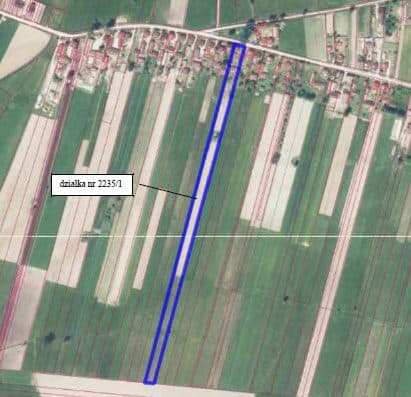 Nieruchomość gruntowa położona w Jakimowicach, gm. Radoszyce składająca się z działki o numerze ewidencyjnym 2235/1 o powierzchni 1,5500 ha; objęta księgą wieczystą KI1K/00002154/4.
