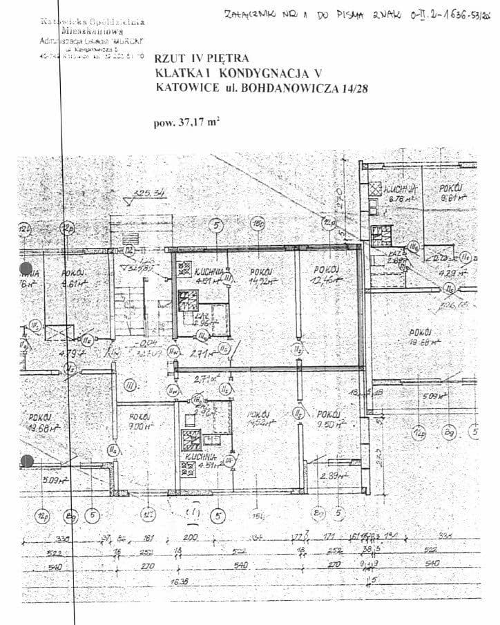 MIESZKANIE M3 W KATOWICACH o pow. 37,17 m2 – zdjęcie 7 z 9