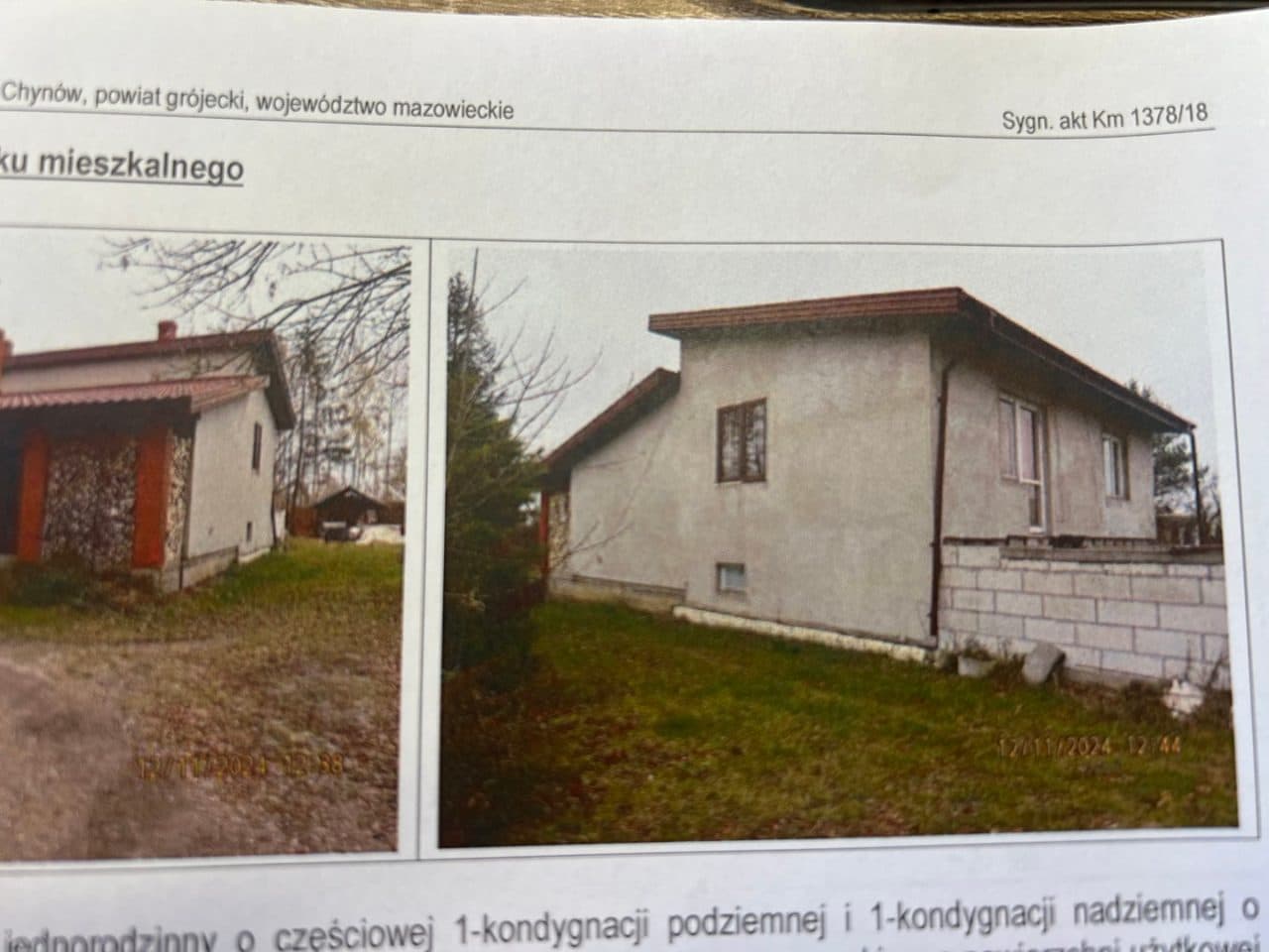 Nieruchomość gruntowa zabudowana domem położona w miejscowości Nowe Grobice, ul. Główna 2, 05-650 Chynów – zdjęcie 5 z 5