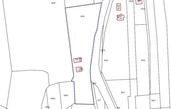 działka o nr 89/42 o pow. 0,9494Ha, na której znajduje się budynek mieszkalny Witanowice – zdjęcie 2 z 7