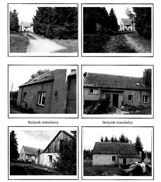 Działka gruntu zabudowana budynkiem mieszkalnym o P. U. 96,59m2