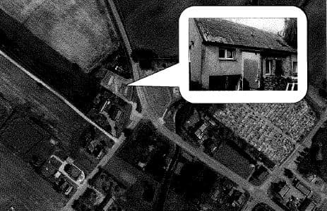 Działka gruntu zabudowana budynkiem mieszkalnym o P. U. 96,59m2 – zdjęcie 4 z 7
