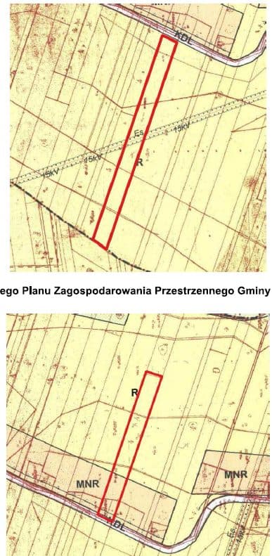 KW KR1M/00038118/7 - działki nr 9/3 oraz 38/2 położone w msc Zagorzany, gm. Słaboszów powiat miechowski, opisane jako rola z budynkami, o pow. 2,5944 ha – zdjęcie 4 z 6