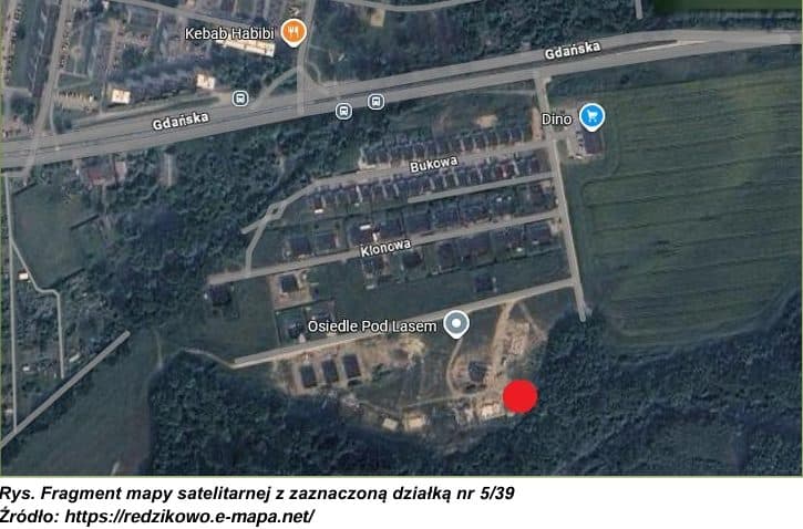 działka 5/39 o pow. 0,1005 ha położona w Redzikowie – zdjęcie 6 z 6