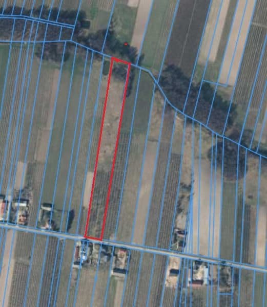 działka 611 (101306_2.0018,611) o pow. 1,31 ha, niezabudowana, z dostępem do drogi publicznej – zdjęcie 4 z 4