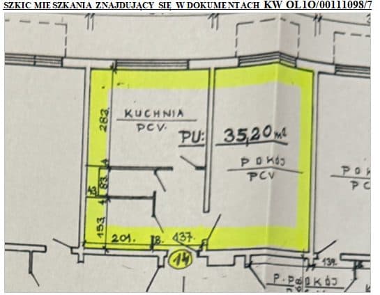 udział 51/100 w prawie własności lokalu mieszkalnego stanowiącego odrębną nieruchomość – zdjęcie 3 z 6