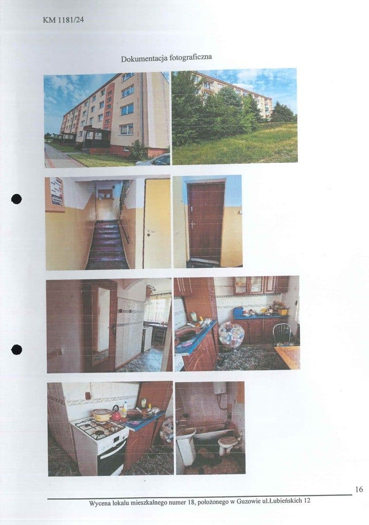 Lokal mieszkalny nr 18 w budynku przy ul. Rodu Łubieńskich nr 12 w Guzowie.